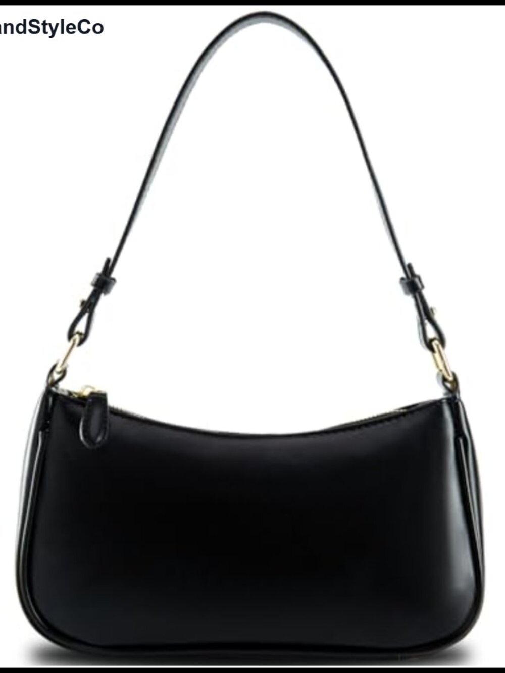 Vegan Leather Hobo Shoulder Bag Removable Straps Zipper Closure